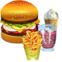 icon Cooking Burger(Cucinare hamburger)