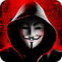 icon Anonymous Mask Stickers(Maschera anonima Adesivi spaventosi)