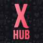 icon XHub: Live Video Chat & Meet (XHub: chat video in diretta Incontra)