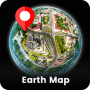 icon Earth map3d world map(Mappa terrestre - 3D Mappa del mondo)