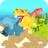 icon Blocky Dino Park: Dinosaur Arena(Blocky Dino Park Dino Arena) 0.14