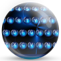 icon Keyboard Theme Spheres Blue(Tastiera tema sfere blu)