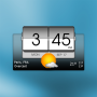 icon 3D Flip Clock & Weather (Flip Clock 3D e Meteo)