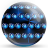 icon Keyboard Theme Spheres Blue(Tastiera tema sfere blu) 200