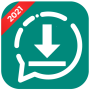 icon com.mta.download.status.saver.downloader(Status Saver 2021 - Whats App Status Downloader
)