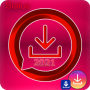 icon status saver(Saver Status Download Tutti i video pro 2021
)