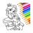 icon Princess Coloring(Princess Colorare:Gioco di disegno) 1.361