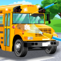 icon School Bus Car Wash(Autolavaggio scolastico)