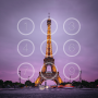 icon Eiffel Tower Pin Lock Screen(Schermata di blocco della Torre Eiffel)