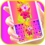 icon Colorful Flowers(Fiori colorati Sfondo tastiera
)