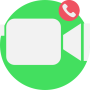 icon App(Videochiamata App per la chat Guida
)