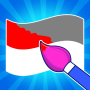 icon Flag Painter: Coloring Game(Flag Painting Puzzle Game)