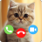 icon Cat Fake CallCat Wallpaper(Chiamata falsa per gatti e sfondo per gatti Chiamata falsa) 3.4.0