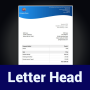 icon Letterhead Maker with logo PDF (Creatore di carta intestata con logo PDF)