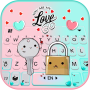 icon Lock and Key Love(Lock and Key Love Keyboard Background
)