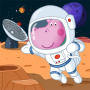 icon Space Station(Space for kids. Gioco di avventura
)