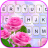 icon Glitter Pink Roses(Sfondo della tastiera con rose rosa glitterate
) 1.0