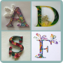 icon Quilled Alphabets(Stylish Alphabet Design - Quil)