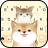 icon Adorable Akita Kitty(Adorabile sfondo della tastiera di Akita Kitty
) 1.0