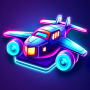 icon MergePlaneNeon(Merge Planes Neon Game Idle)