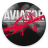 icon Aviatorred aircraft(Aviator - aereo rosso) 2