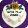 icon Name On Birthday Cake(Nome sulla torta di compleanno)