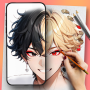 icon Draw Anime: Paint & Sketch App (Disegna Anime:)
