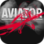 icon Aviatorred aircraft(Aviator - aereo rosso)