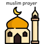 icon muslim prayer(preghiera musulmana)