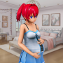 icon Pregnant Mom Life(Anime incinta mamma vita 3D
)