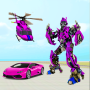 icon Helicopter Robot Transform(Flying Helicopter Robot Game)