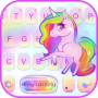 icon Keyboard - Colorful Unicorn Theme