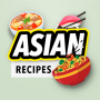 icon Asian recipes(Ricette asiatiche - Cibo cinese Mix cocktail)